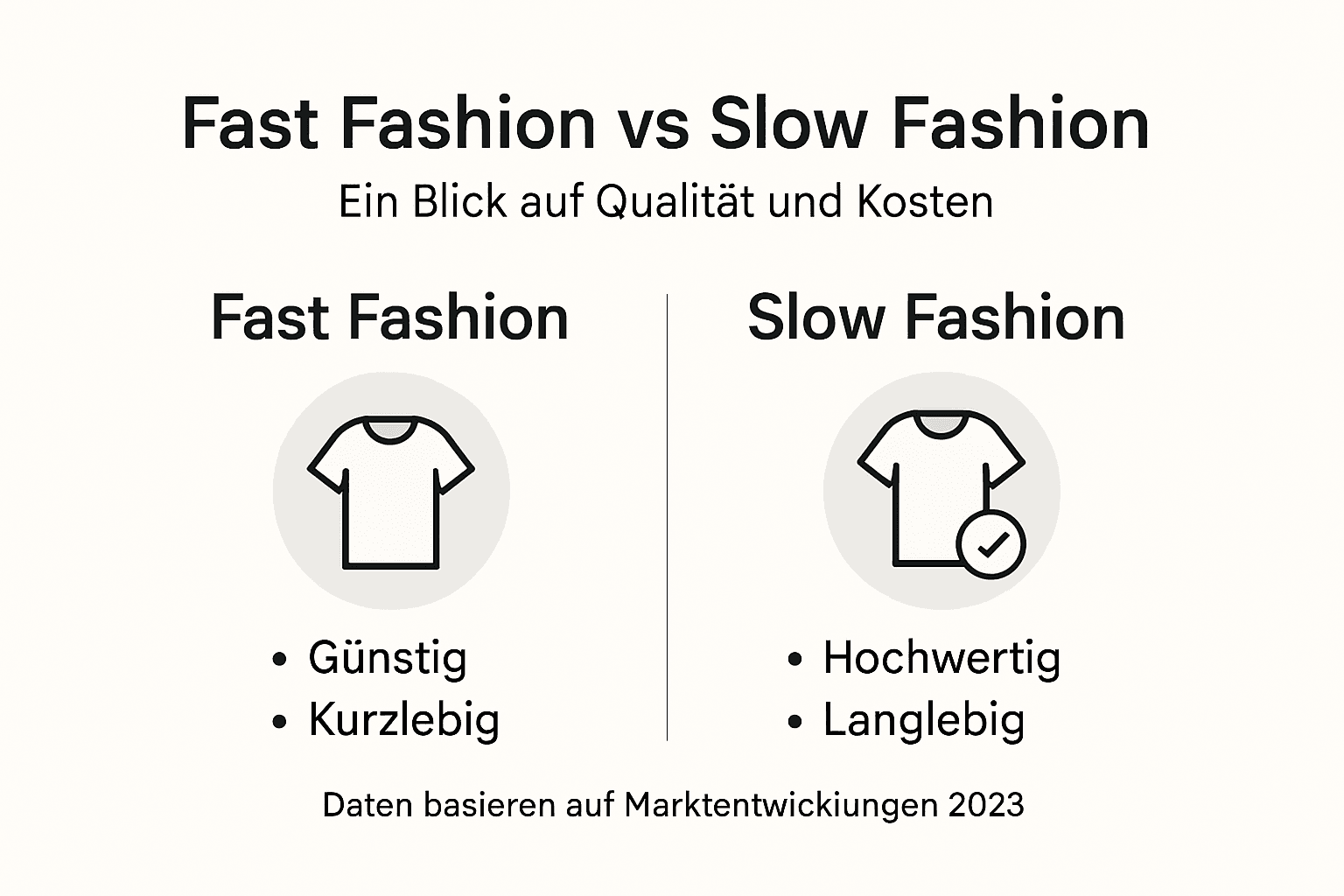 Grafik: Was kostet Mode wirklich – und wie steht es um die Qualität?