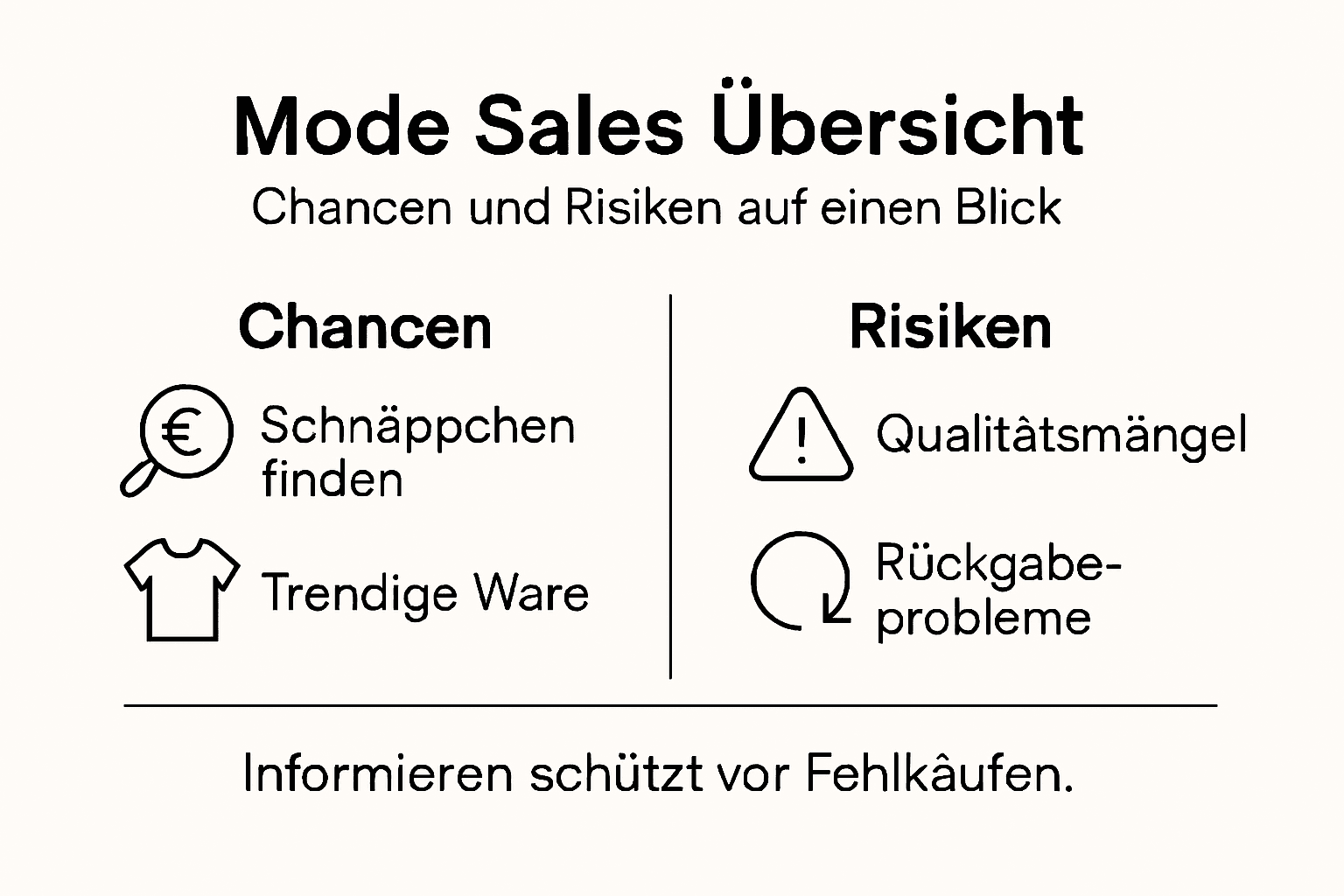 Infografik: Was Mode-Sales wirklich bringen – Chancen nutzen, Risiken kennen