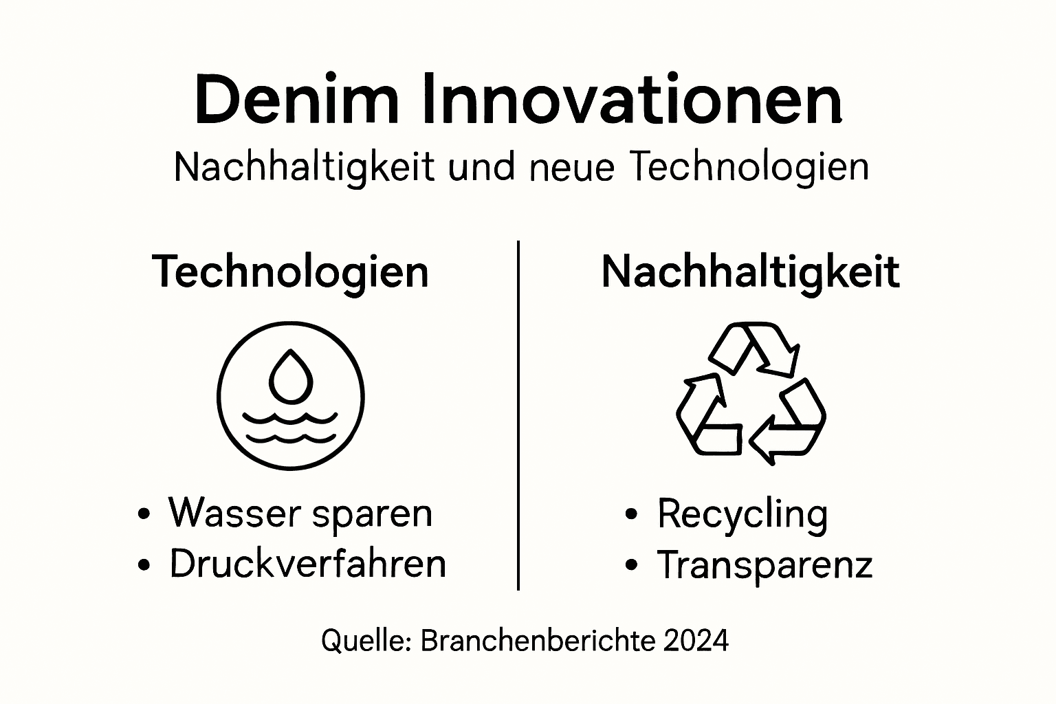 Übersicht: Nachhaltigkeit und Innovationen bei Denim – die wichtigsten Entwicklungen auf einen Blick