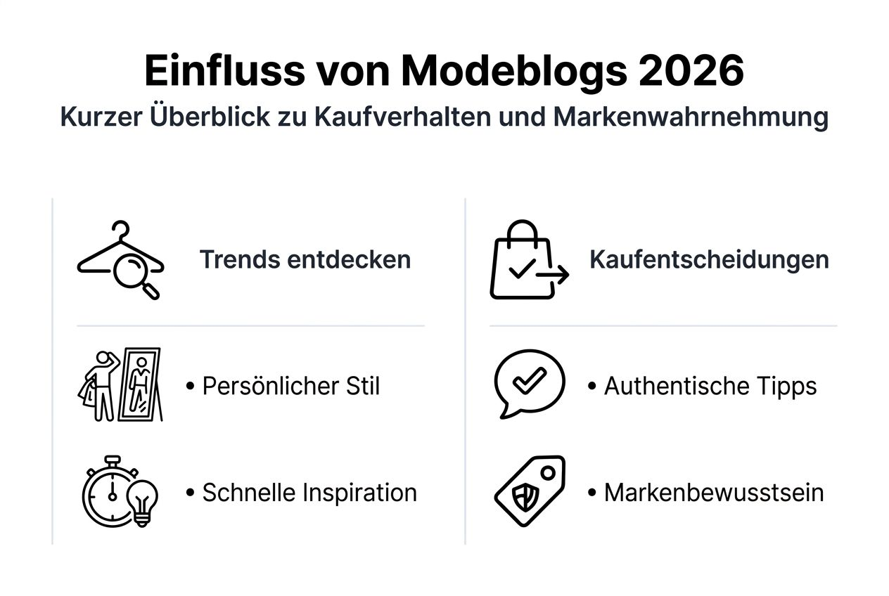Infografik veranschaulicht, wie Modeblogs unser Kaufverhalten beeinflussen