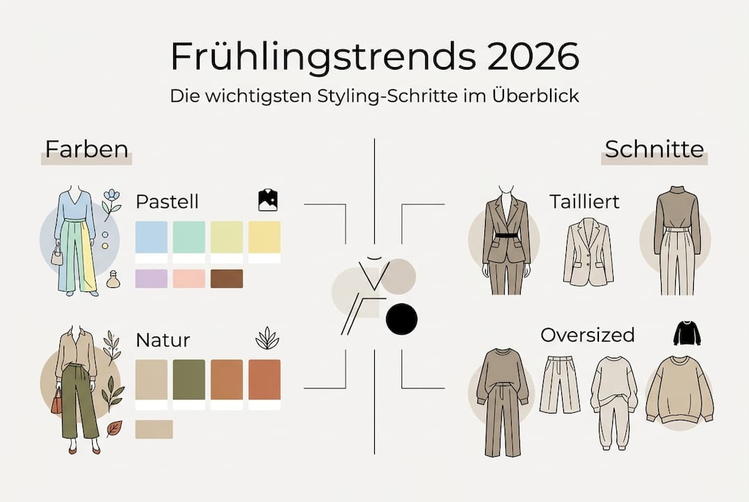 Frühjahr 2026: Die wichtigsten Styling-Tipps und Trend-Highlights auf einen Blick