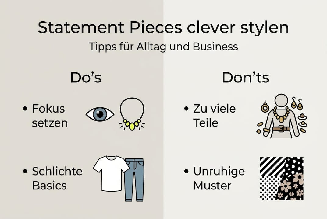 Styling-Tipps auf einen Blick: Was geht, was lieber nicht