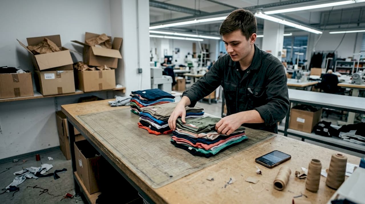 Effiziente Sortierung und Organisation in der Modeproduktion