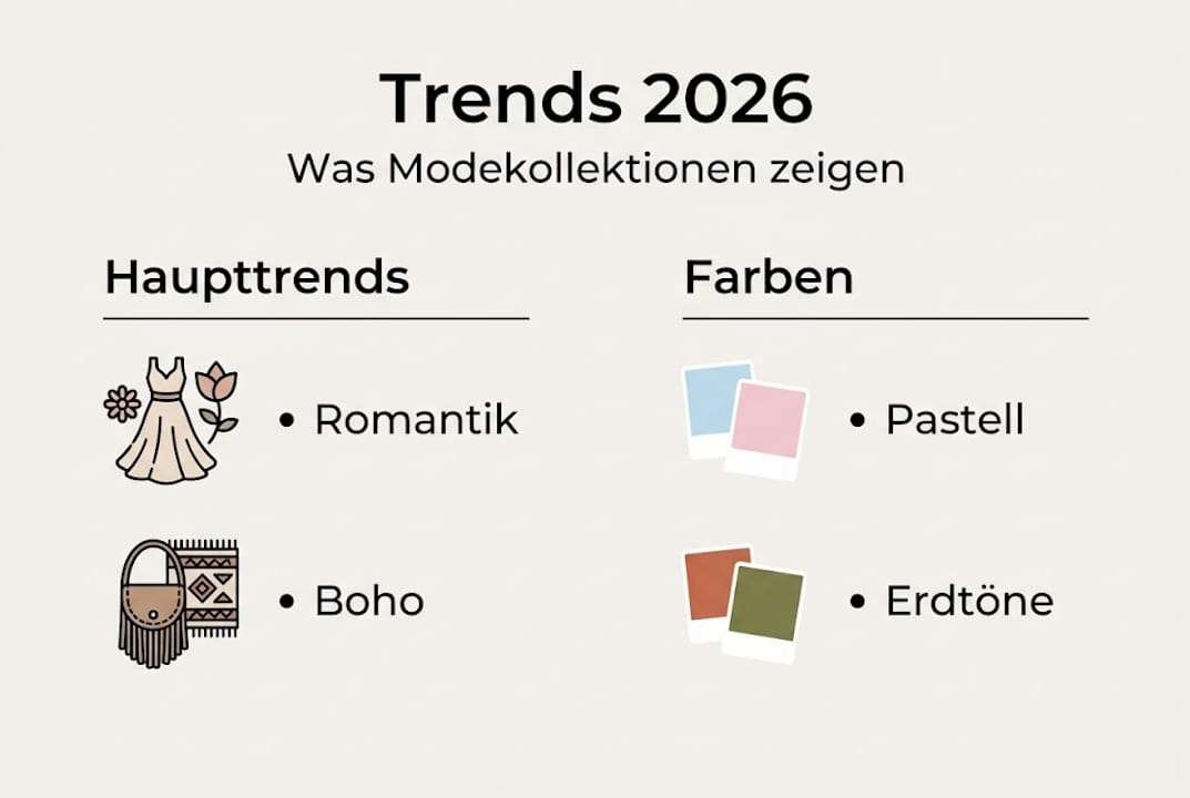 Modetrends und Farbinspirationen – Die Infografik zur aktuellen Kollektion