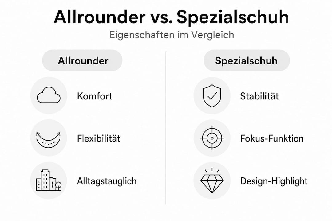 Infografik: Allrounder oder Spezialist? Die wichtigsten Merkmale im Vergleich