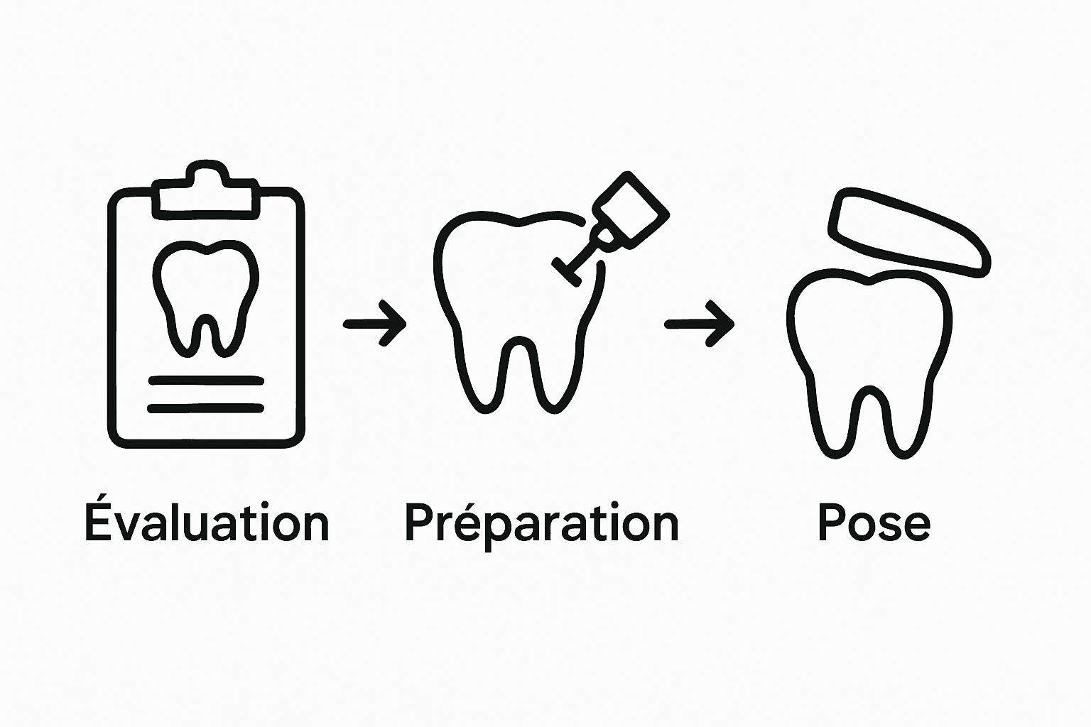 Les trois grandes étapes d’un traitement de facettes dentaires