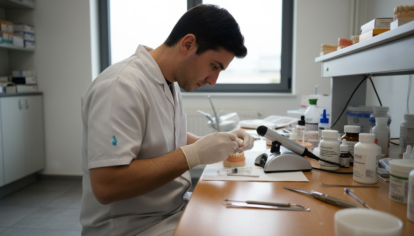 Spécialiste expérimenté en application de résines composites dentaires