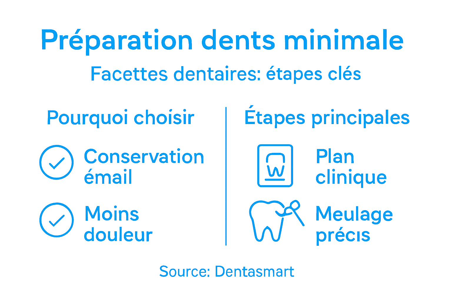 Découvrez en image les différentes étapes de la pose de facettes dentaires