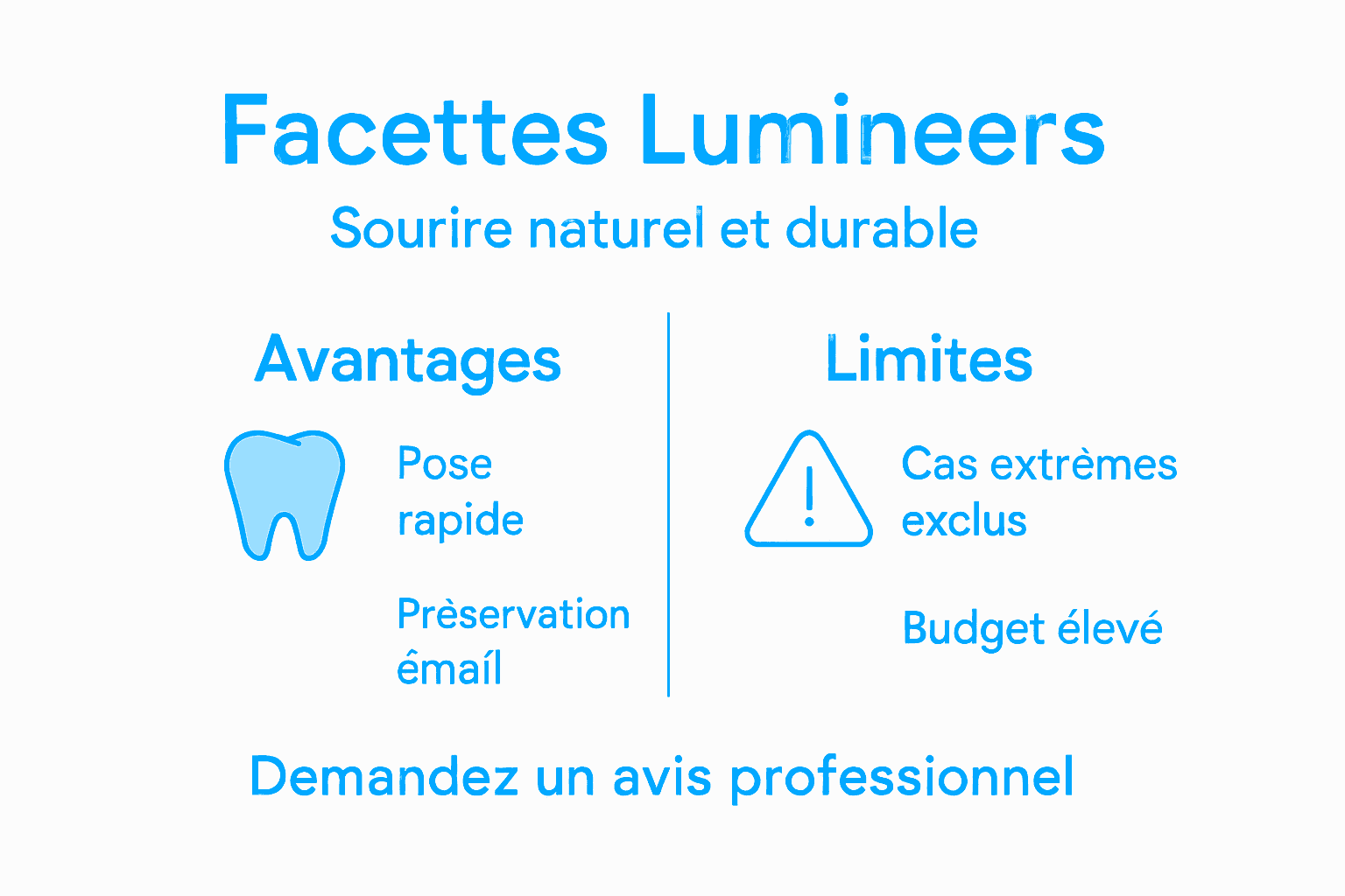 L'essentiel sur les atouts et les limites des Lumineers, résumé en une infographie