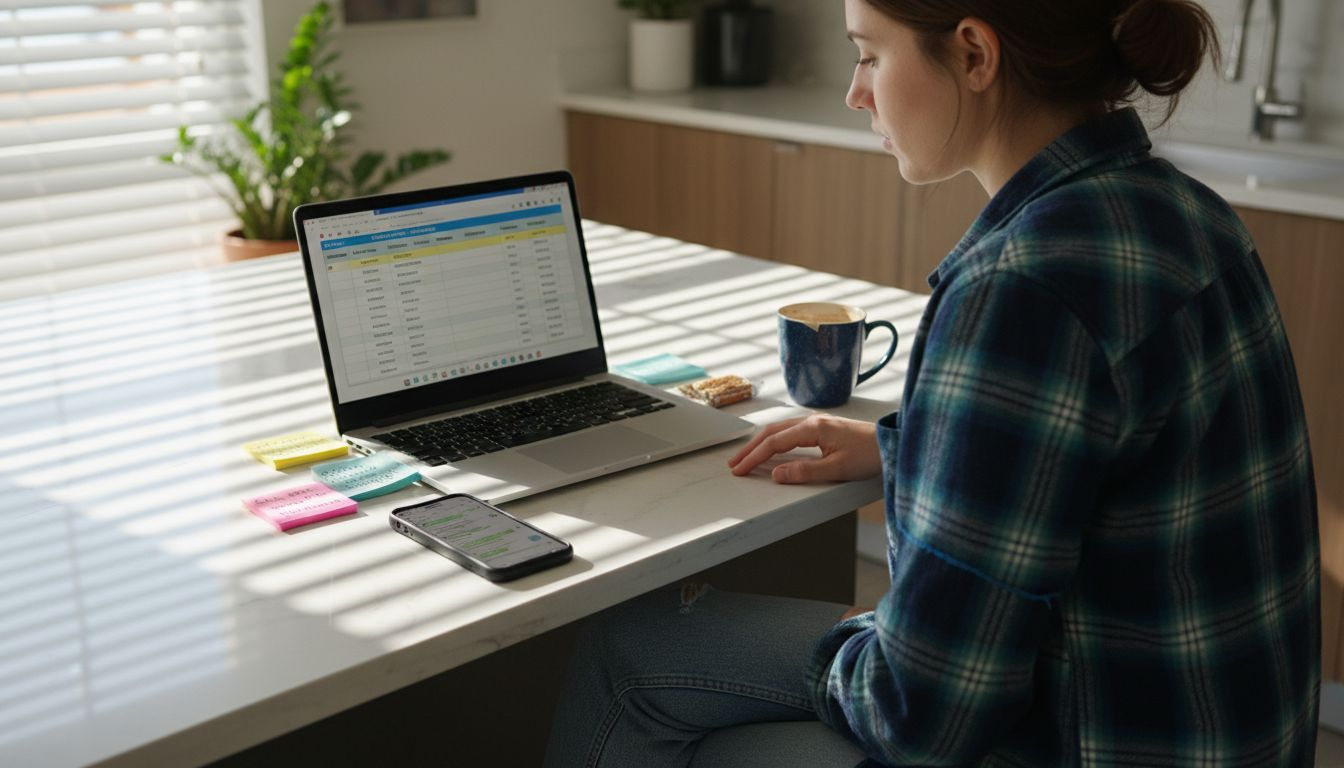 Contractor reviewing digital marketing leads