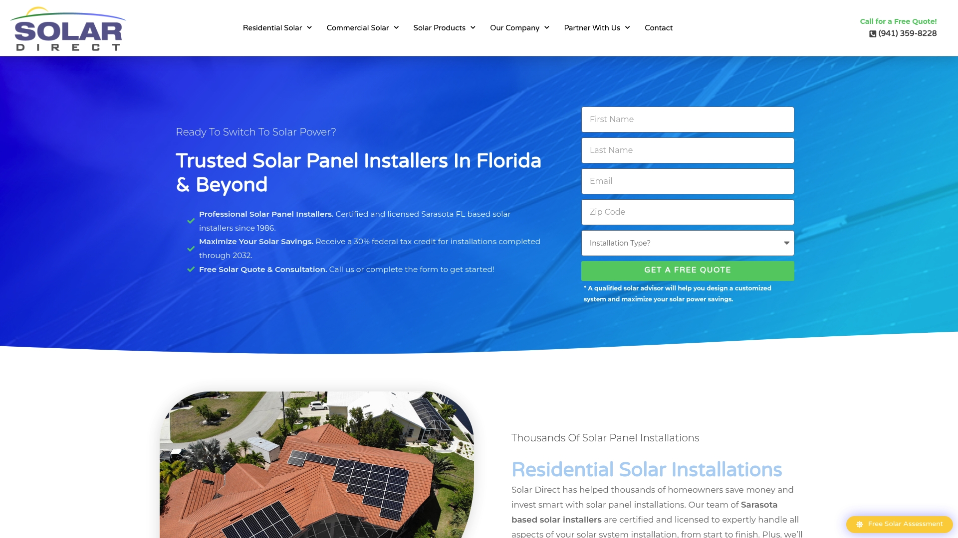 Best 7 Solar Solutions Florida – Expert Comparison 2026 6 Product Screenshot