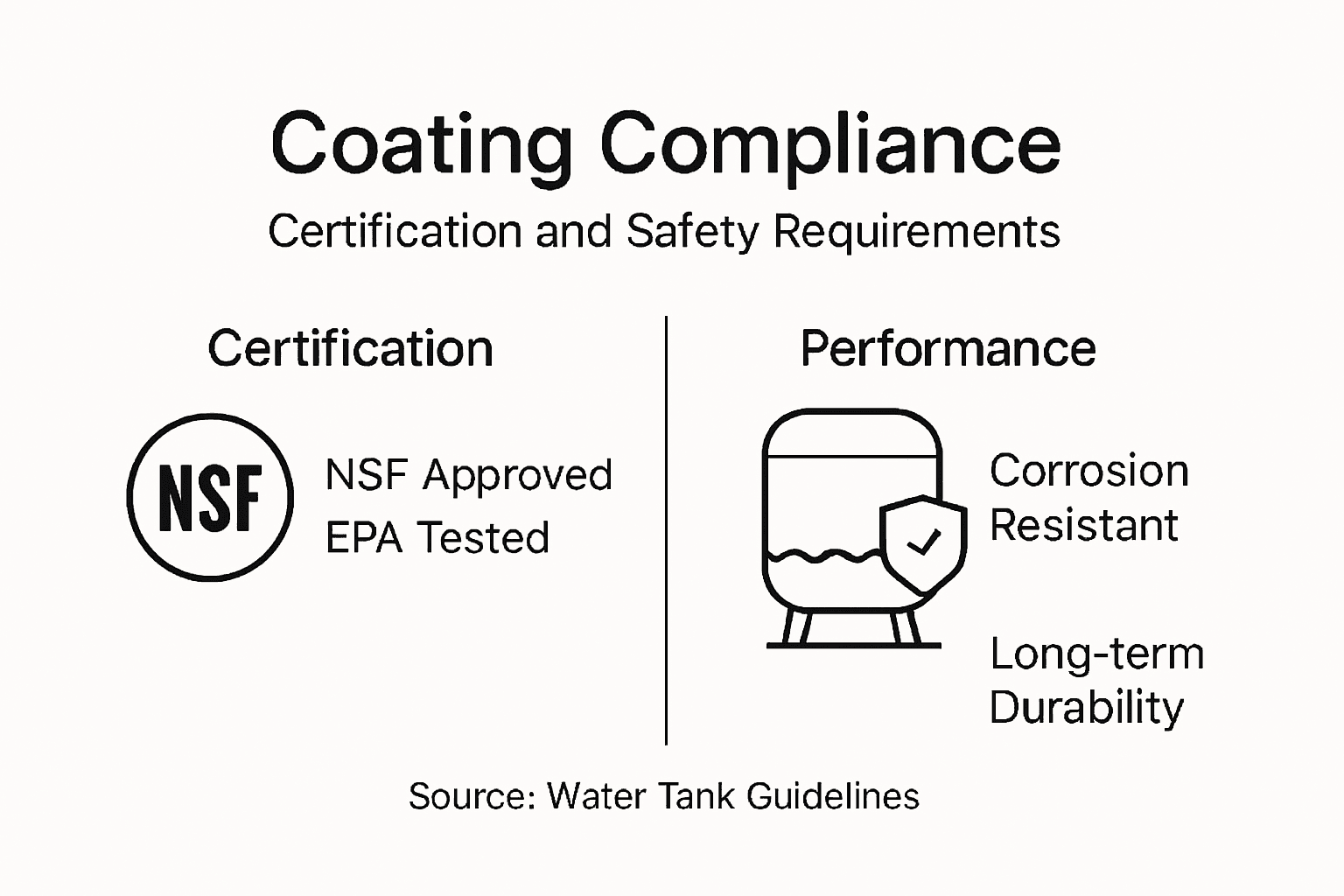Infographic shows coating certification and standards