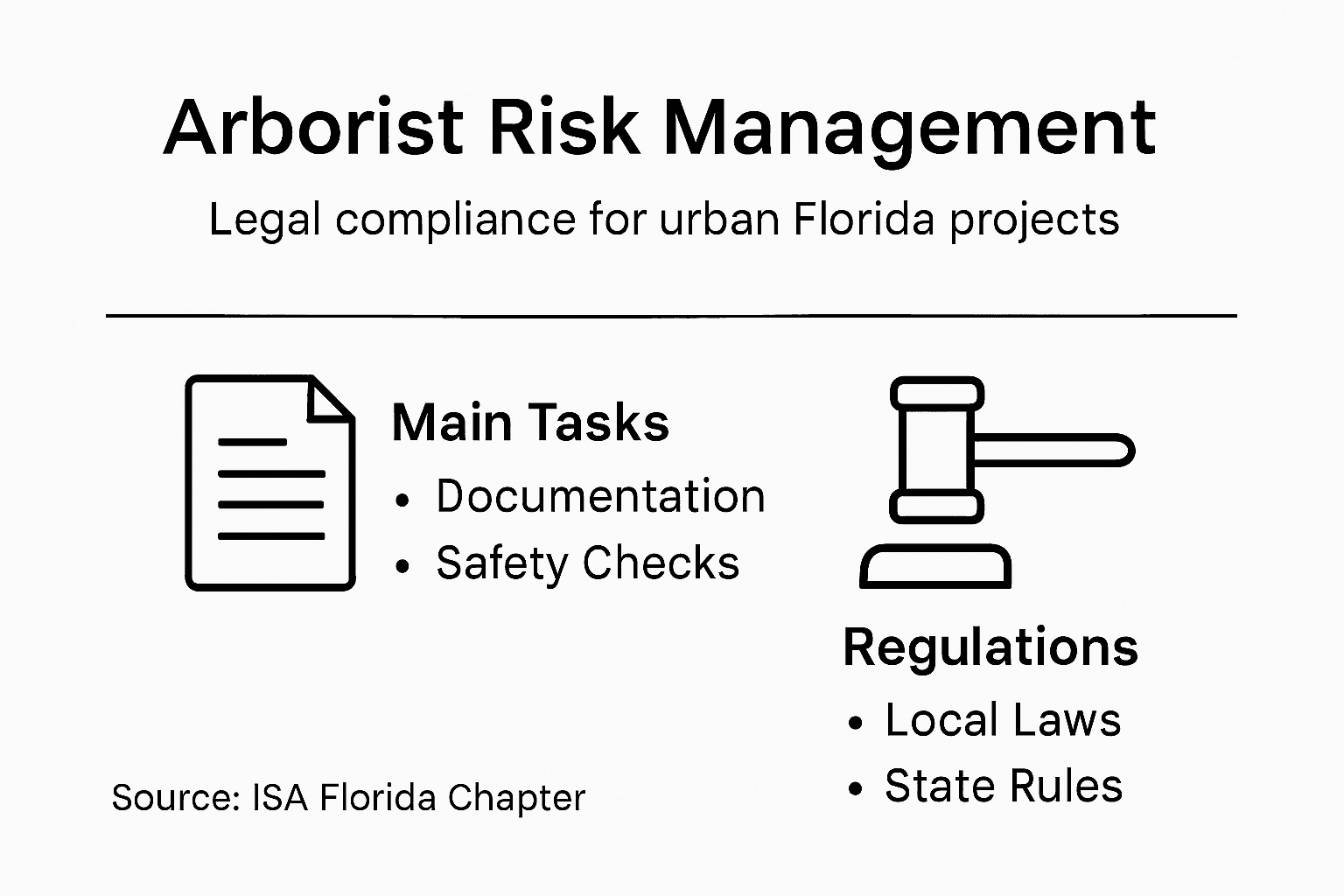 Infographic: arborist risk management process