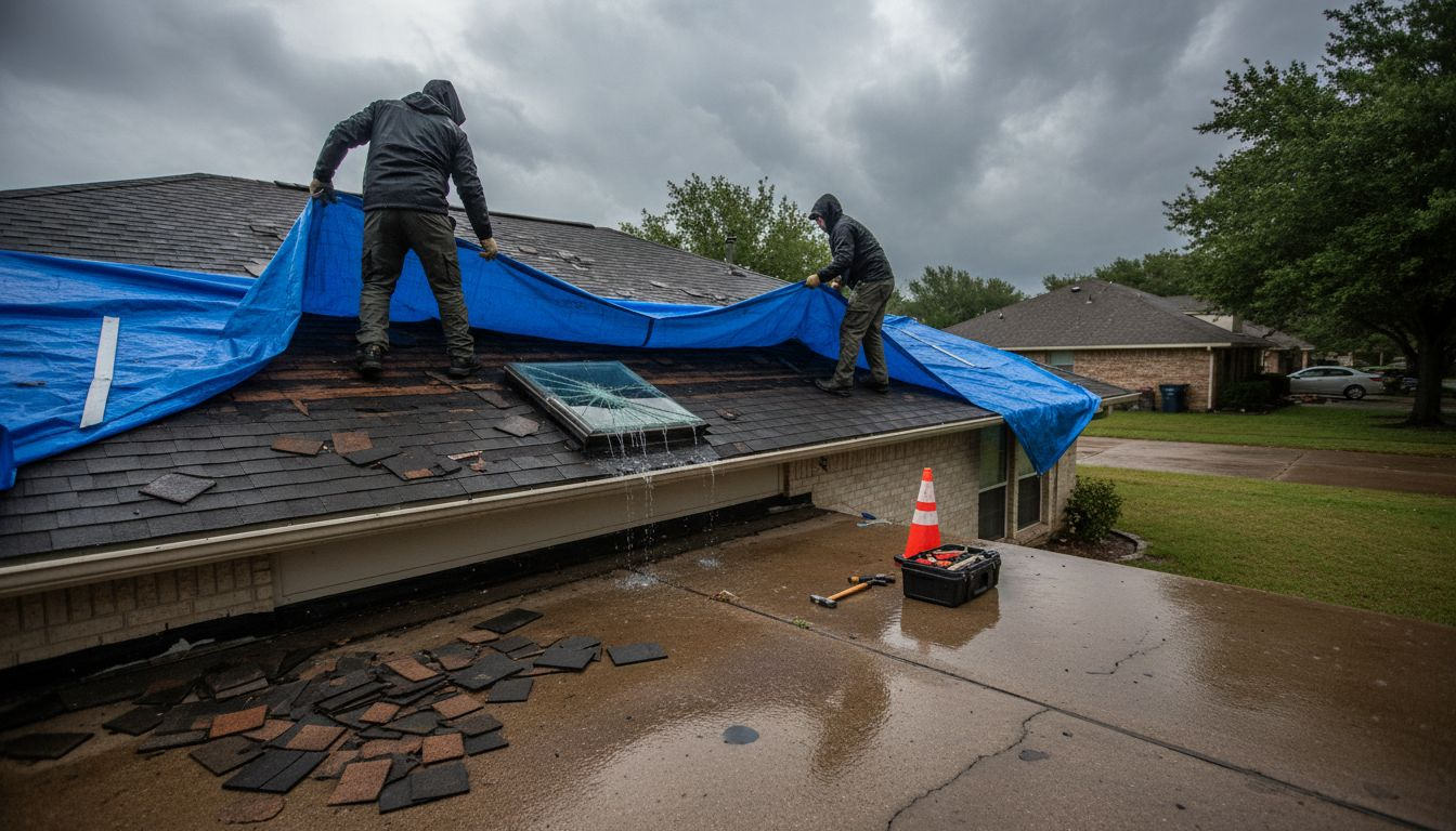 Role of Emergency Roofing Services in Houston
