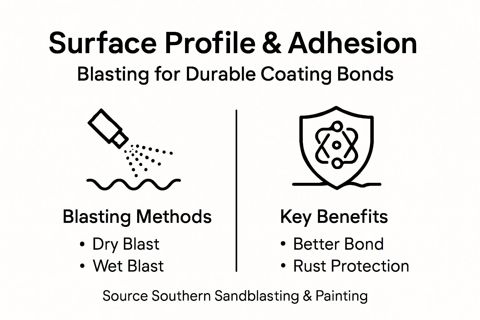 Infographic showing profile and adhesion basics
