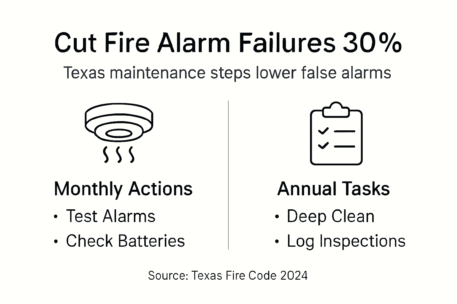 Infographic key fire alarm maintenance benefits
