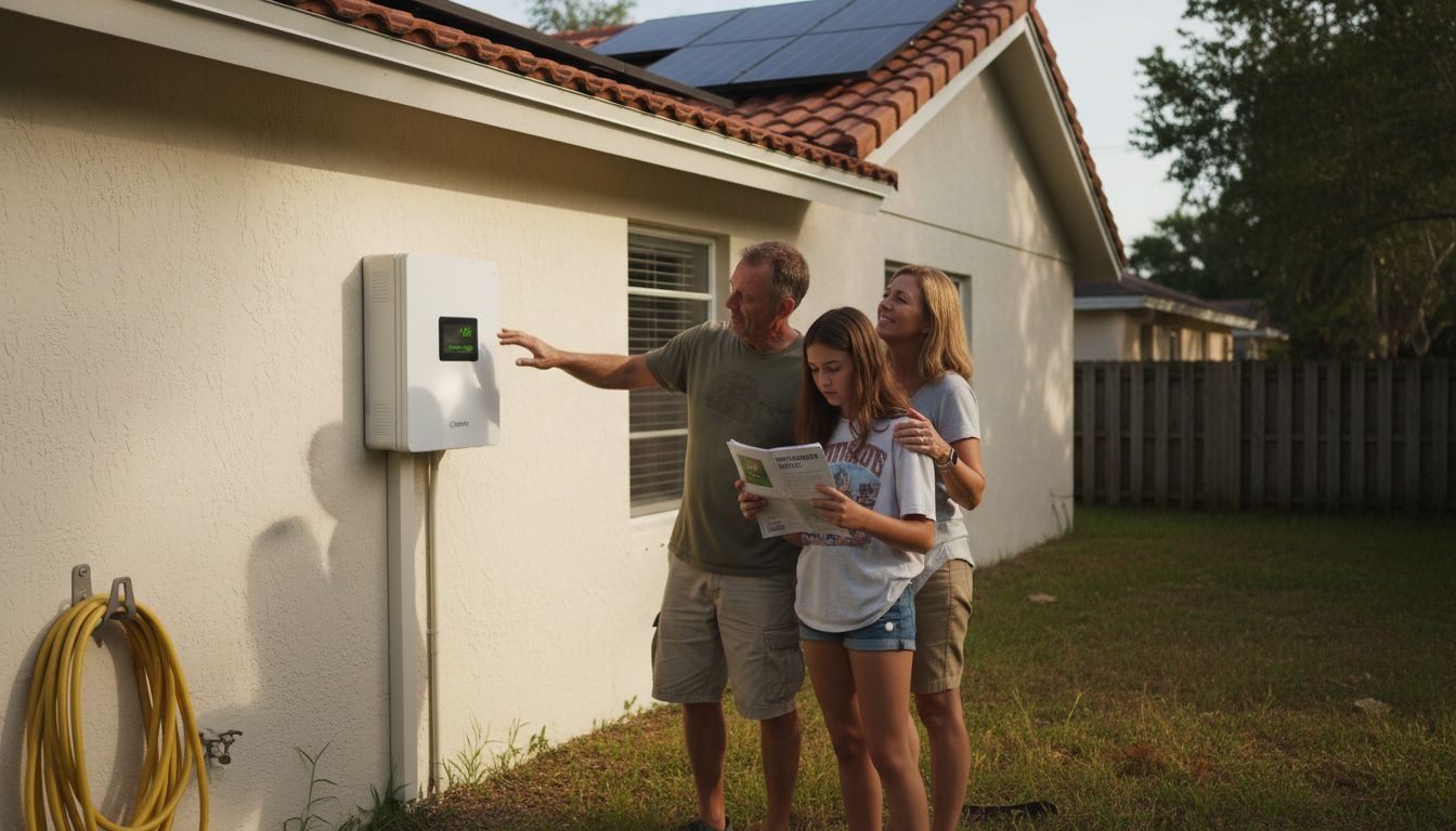 Role of solar in Florida: Cut operating costs up to 70% 1 Florida family reviews new solar inverter