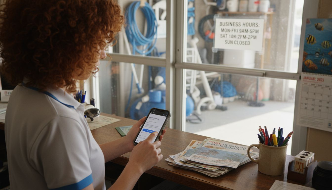 Receptionist updates Google Business Profile