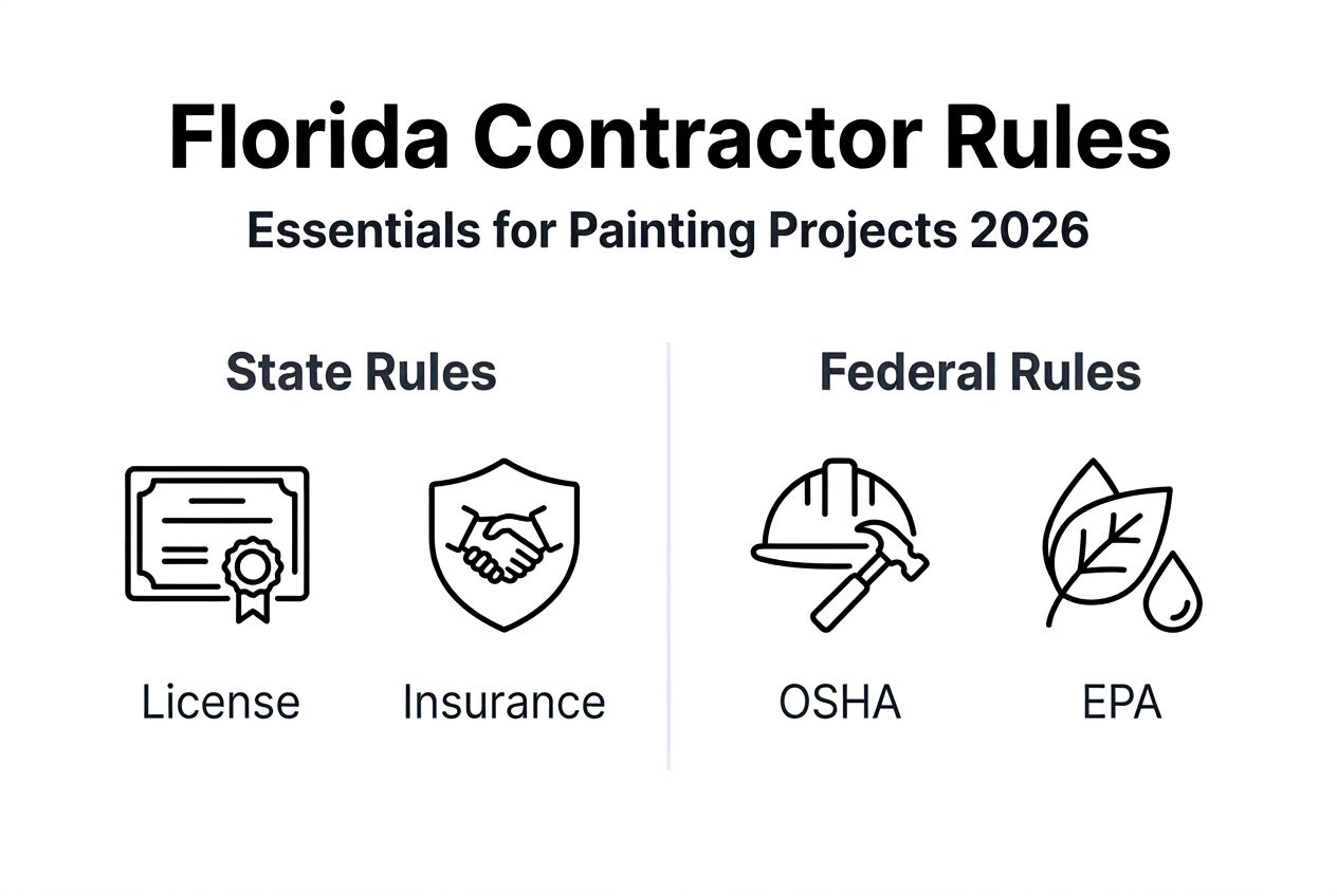 Infographic on Florida contractor requirements