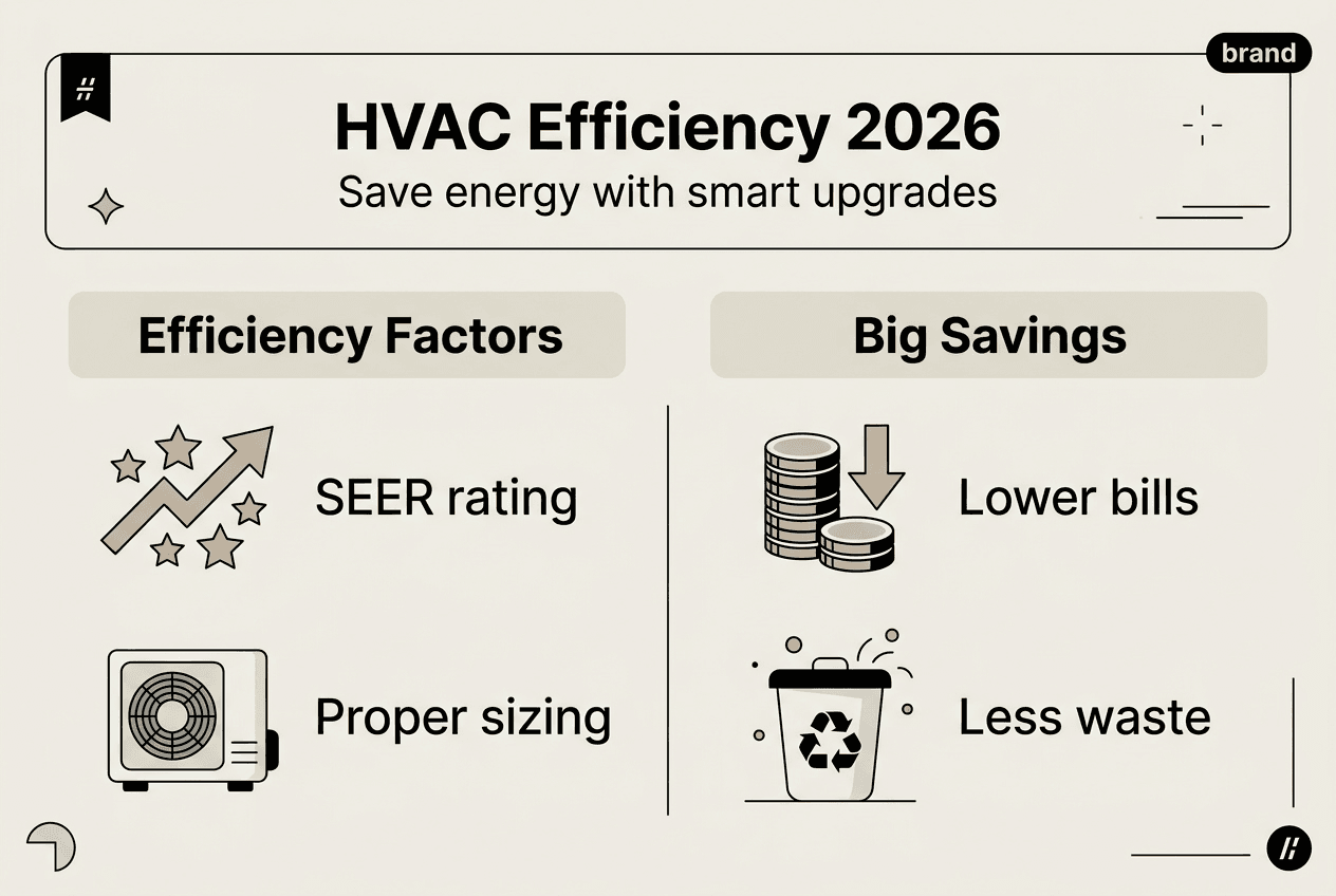 Infographic compares SEER ratings and energy savings
