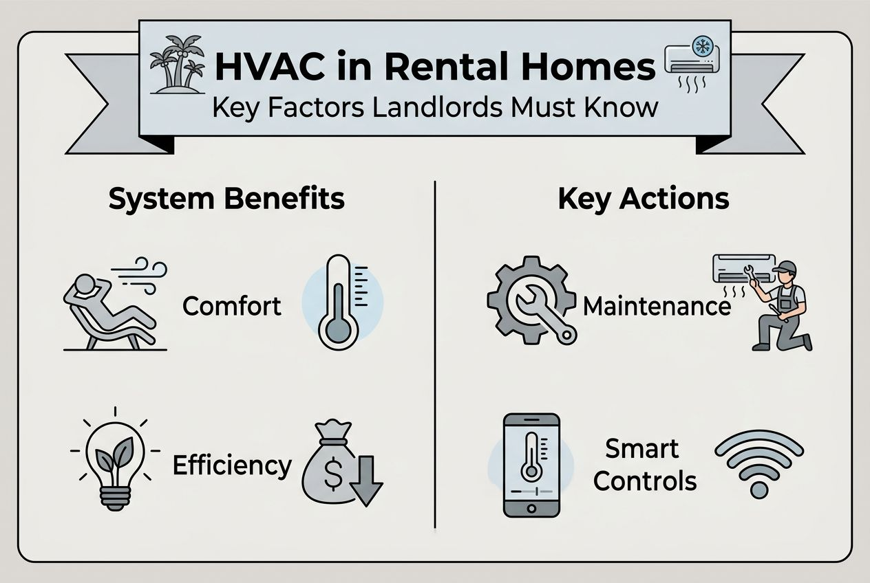 Infographic illustrating HVAC rental essentials