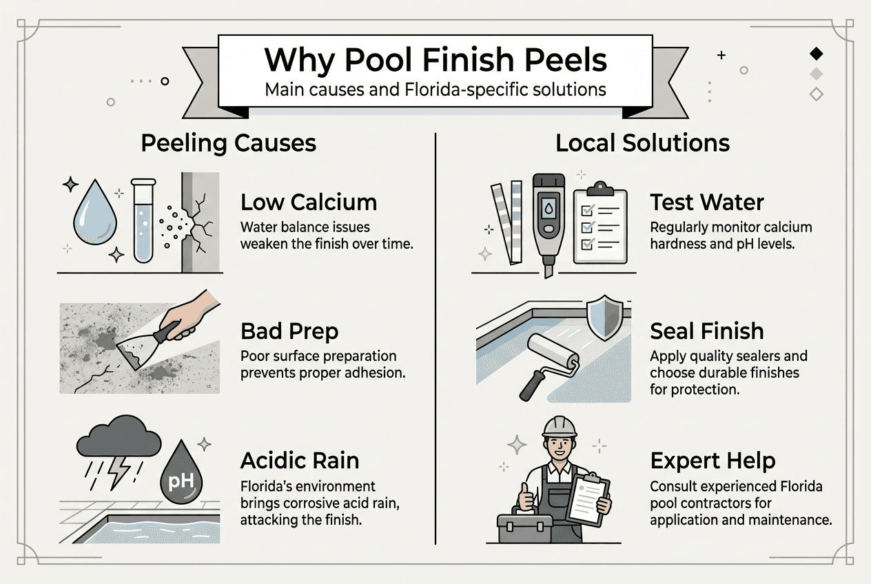Infographic explaining main causes and Florida solutions