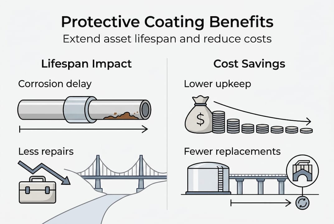 Infographic: benefits of protective coatings