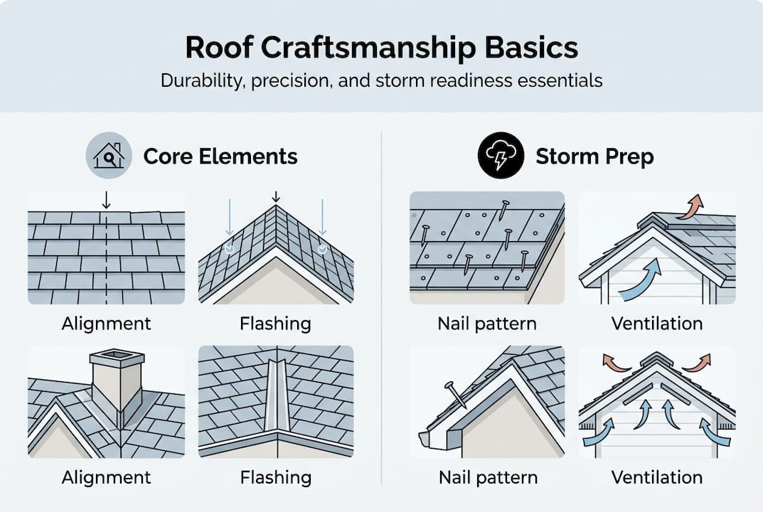 Infographic on roof durability and storm readiness