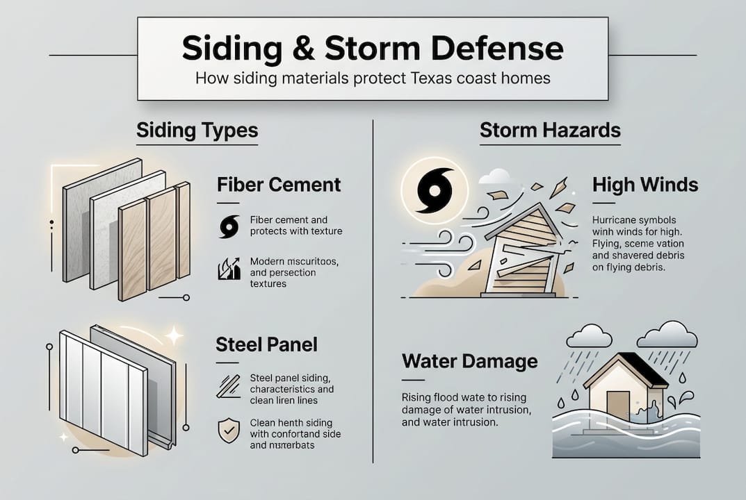 Infographic compares siding and storm hazards