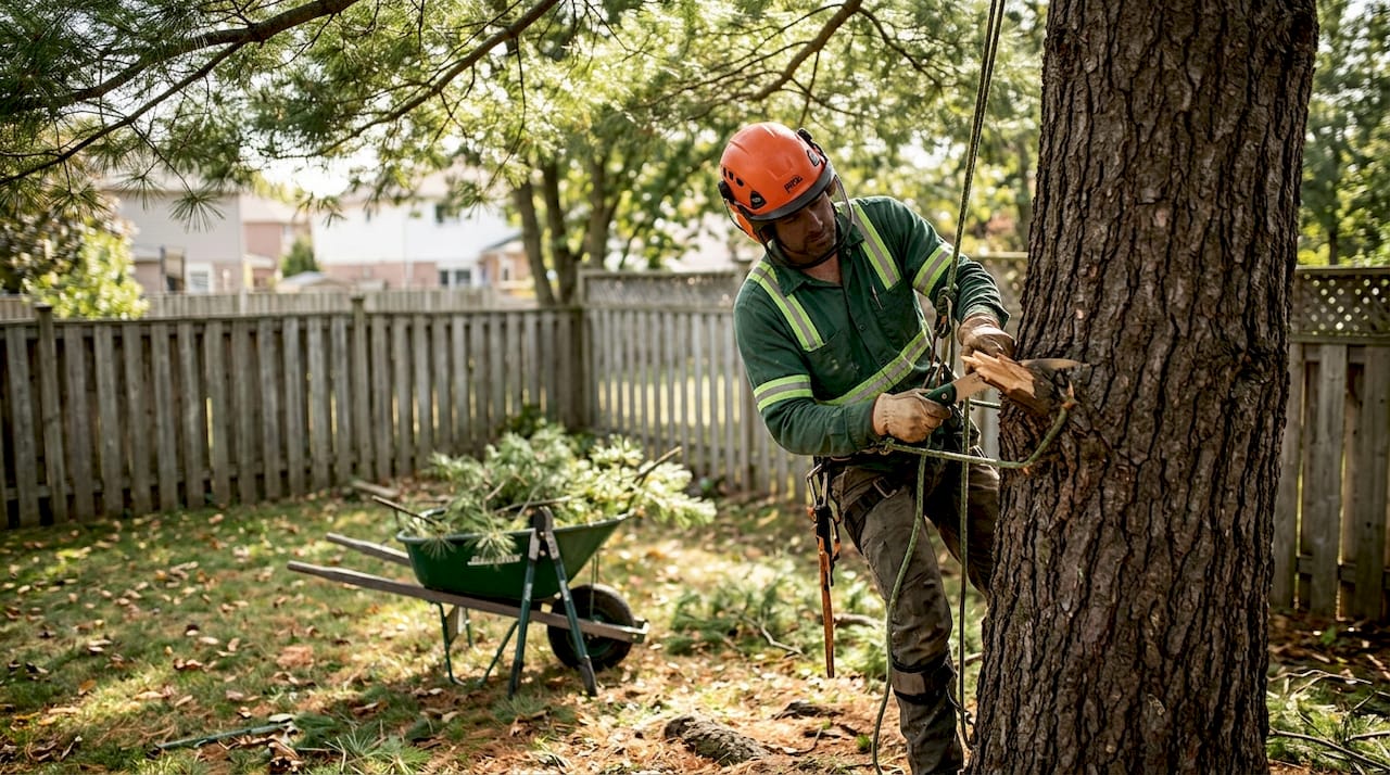 Tree Storm Cleanup: Protect Your Central Florida Property 1 Arborist pruning storm-damaged tree branches