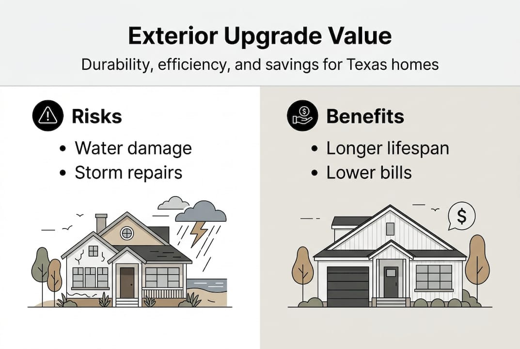 Infographic shows exterior upgrade value