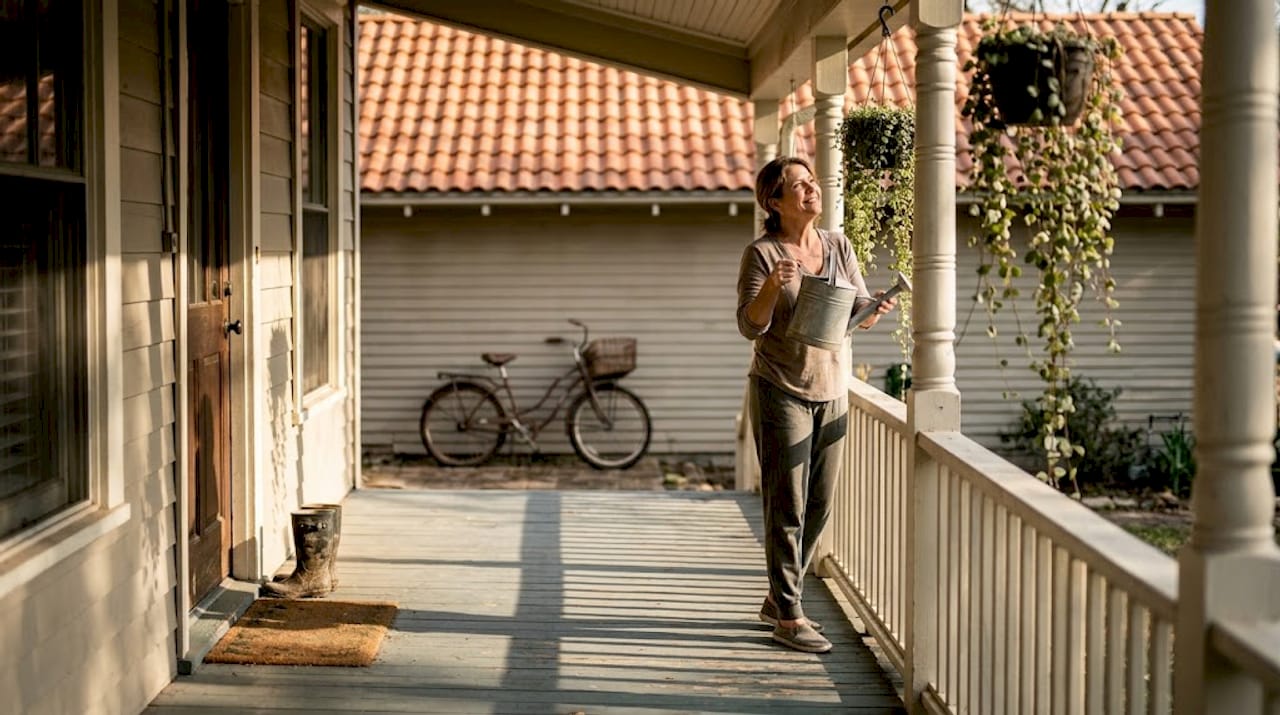 Clay tile roof on Texas home exterior