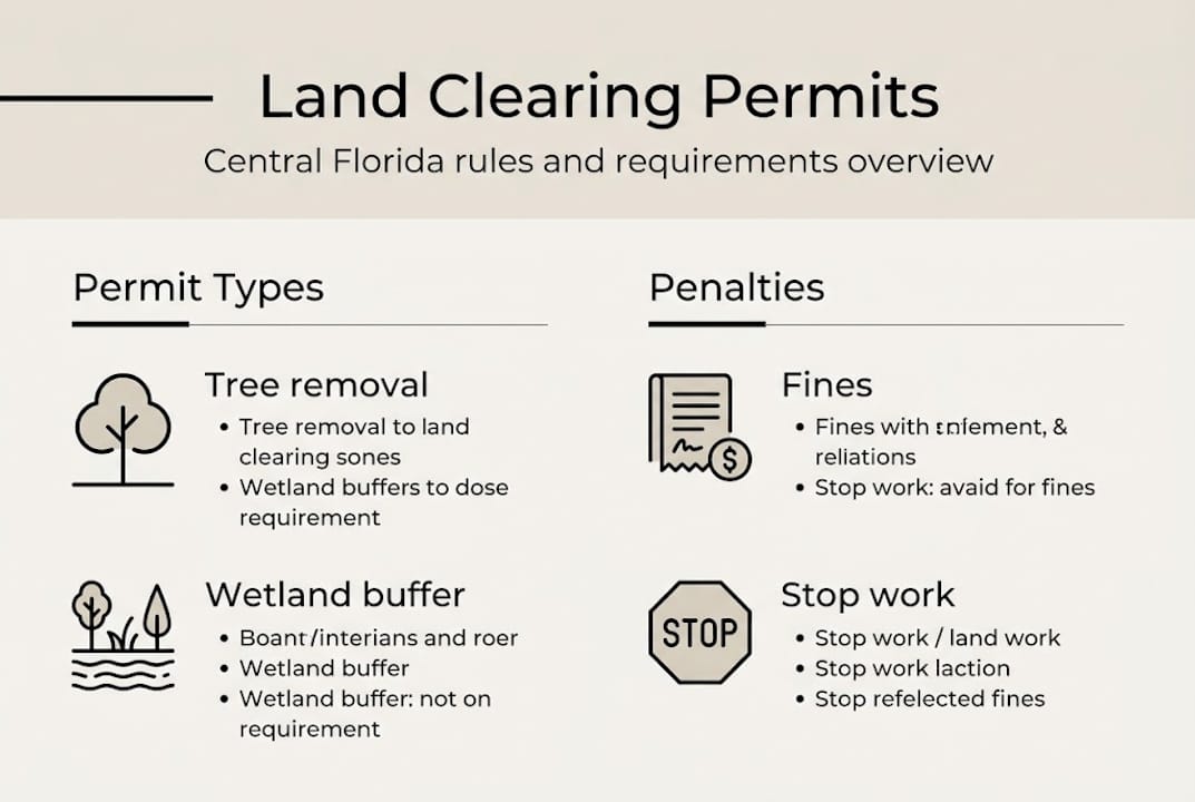 Infographic showing permit types and penalties