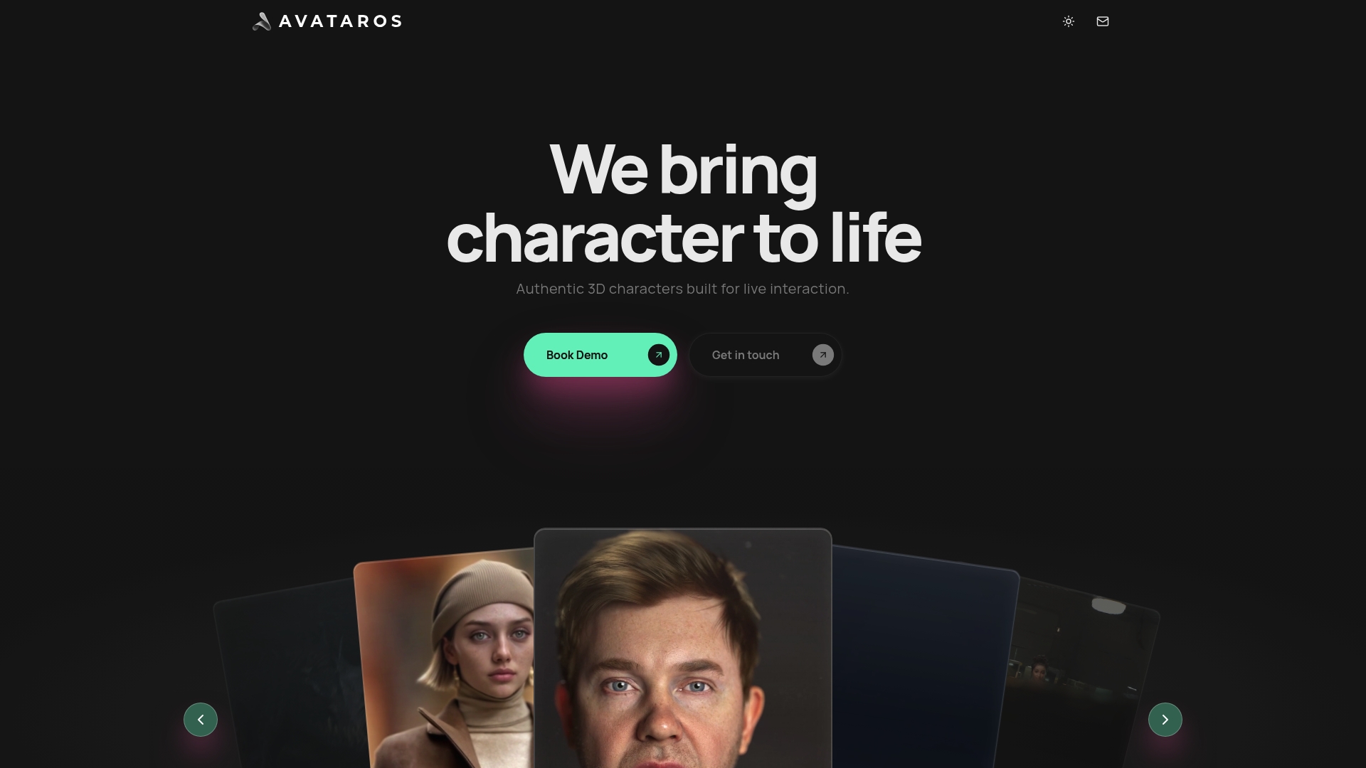 Authentic 3D avatars showcasing live interaction capabilities, emphasizing character-driven storytelling and real-time engagement, relevant to Avataros platform for digital marketing solutions.