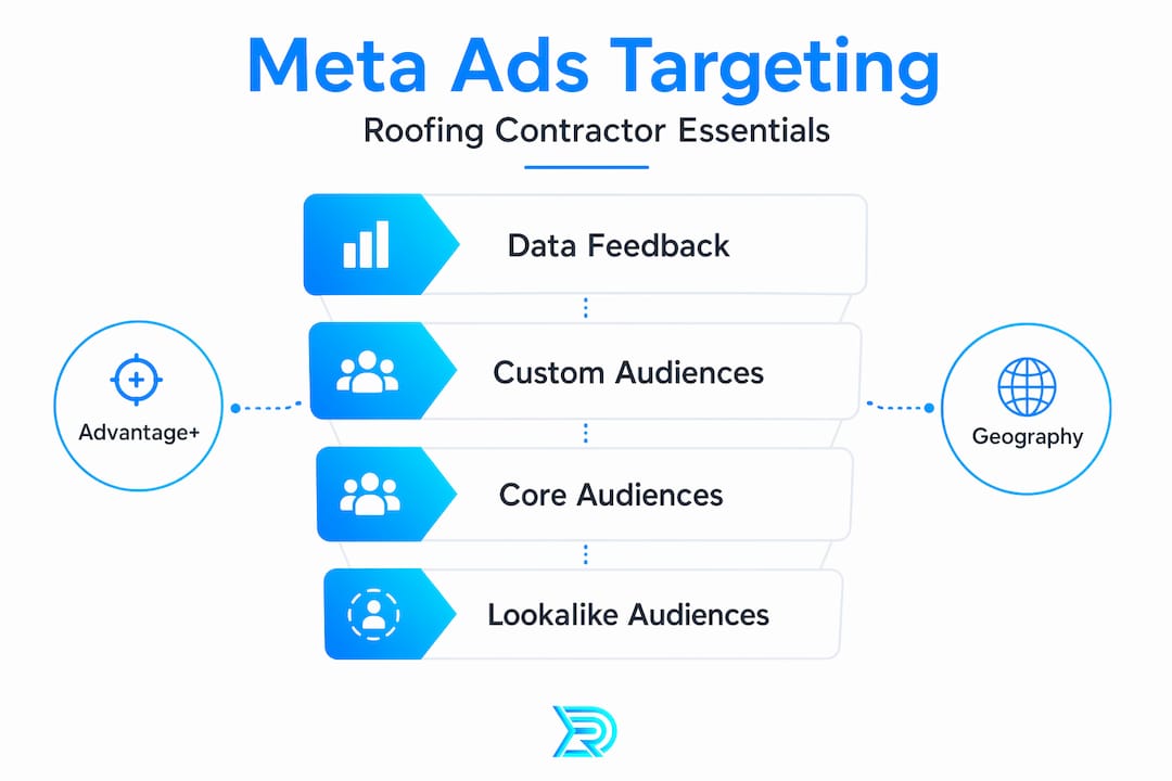 Meta ads targeting hierarchy for roofing