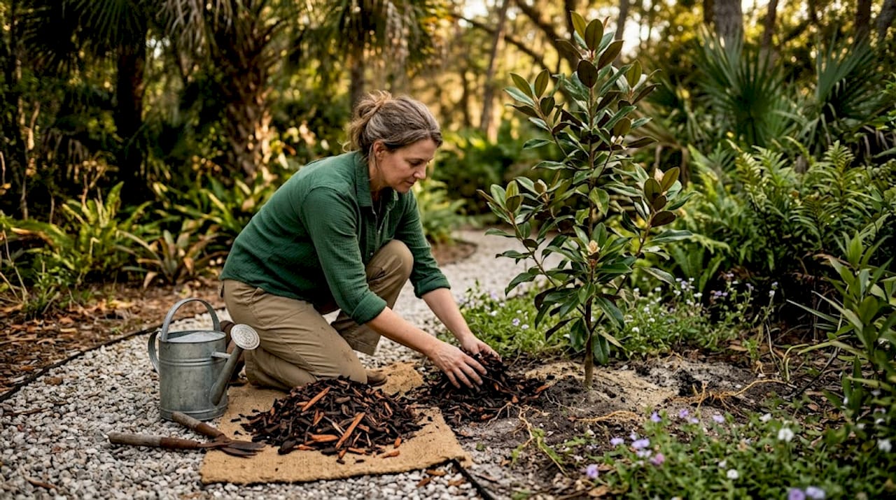 Tree Disease Prevention Guide for Central Florida 1 Mulching and soil care around young tree