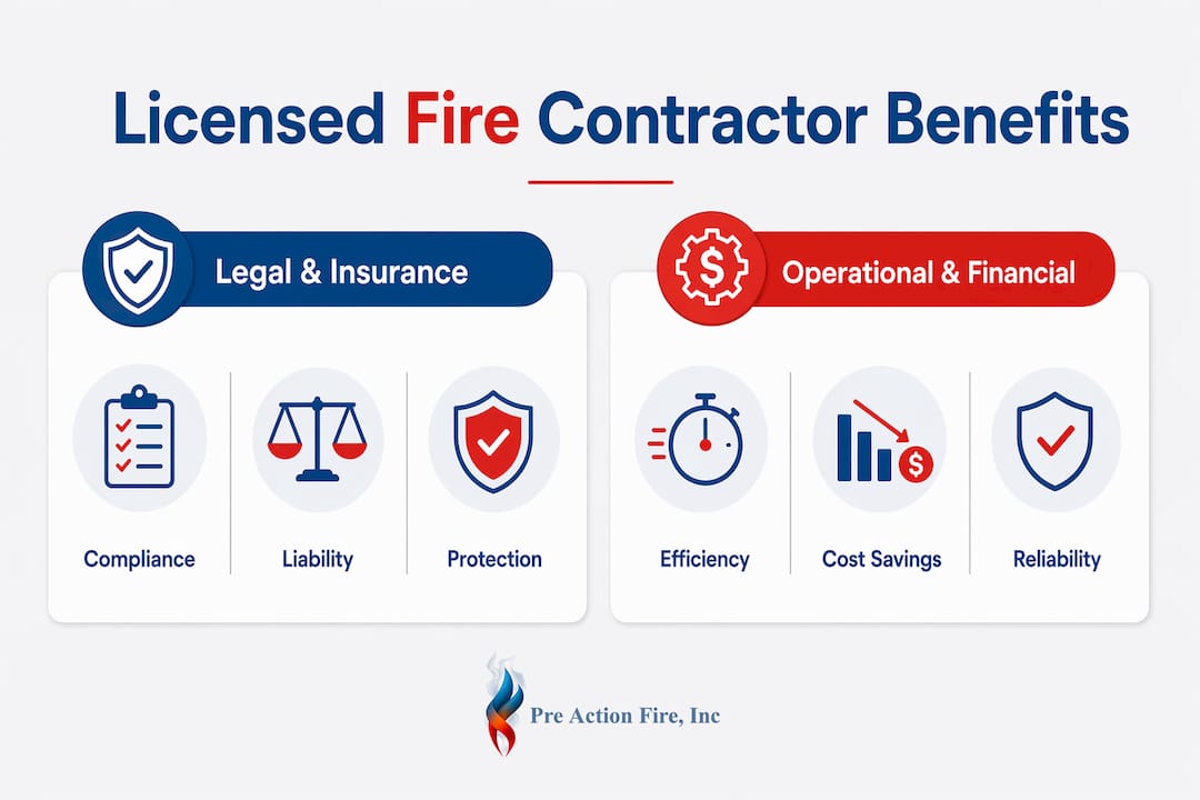 Infographic showing legal and operational benefits