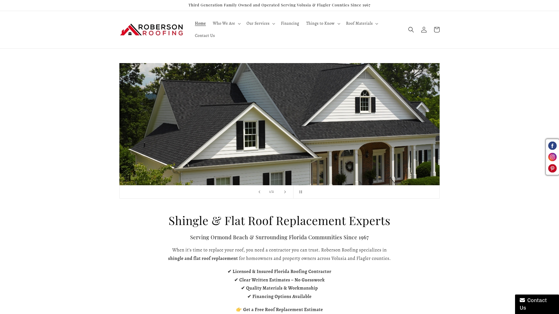 https://robersonroofinginc.com