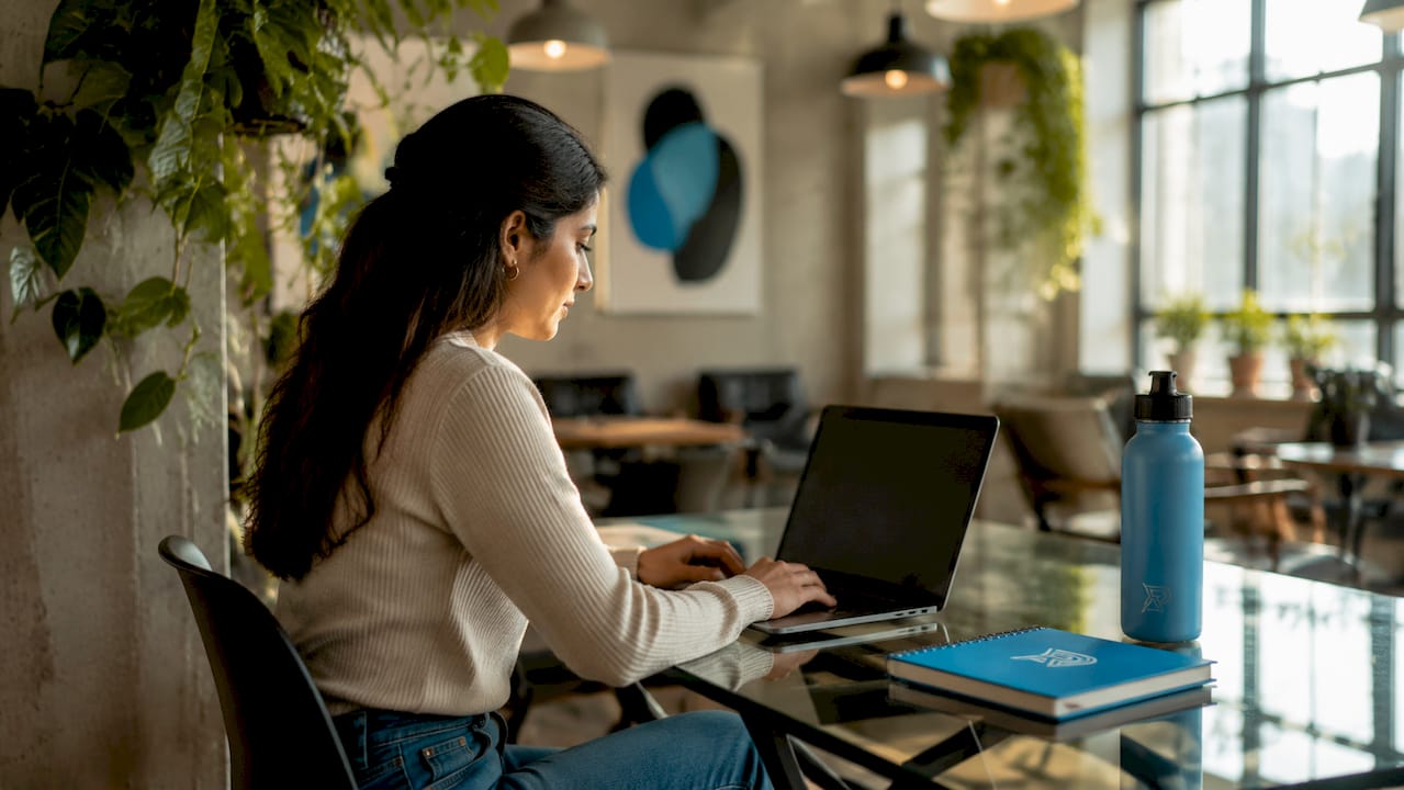 Marketing specialist managing local ads campaign