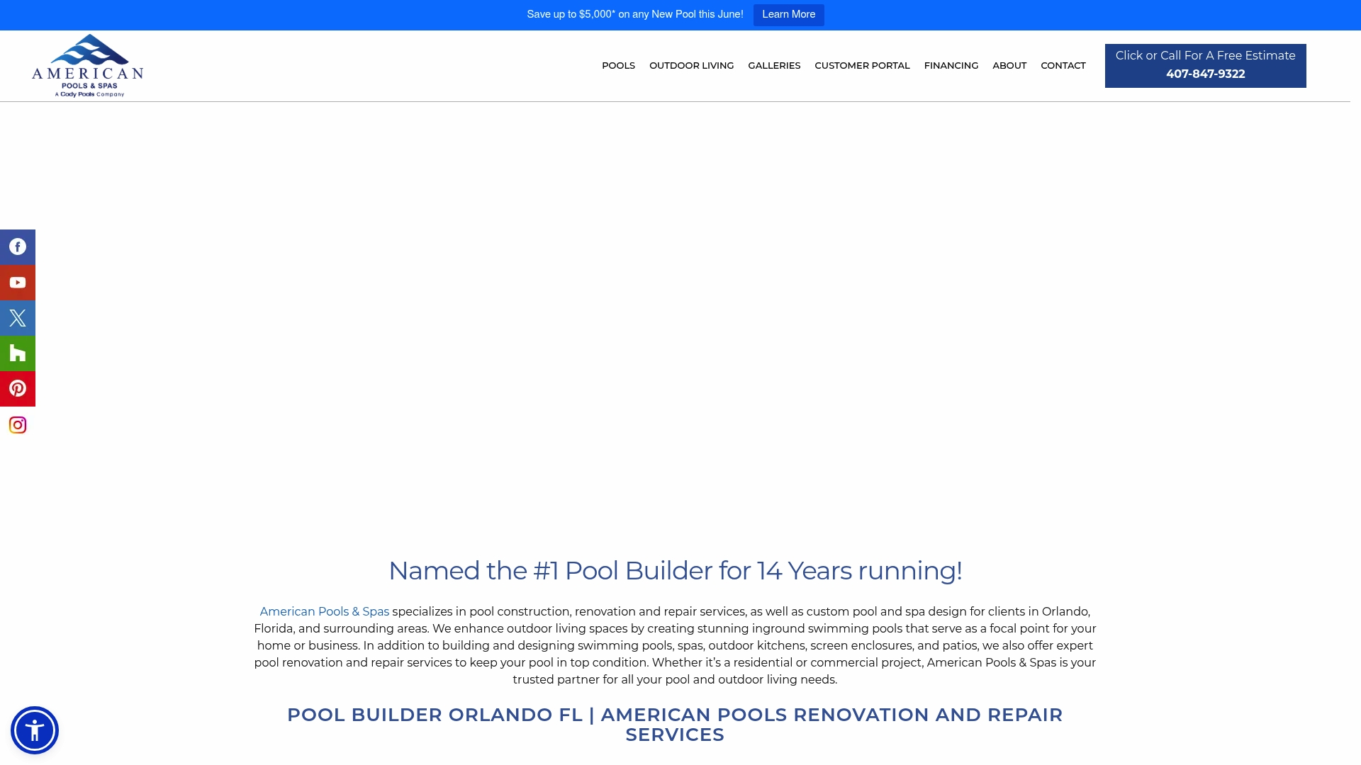 Top 6 thefloridaherald.com Alternatives Providers 2026 4 https://american-pools.com
