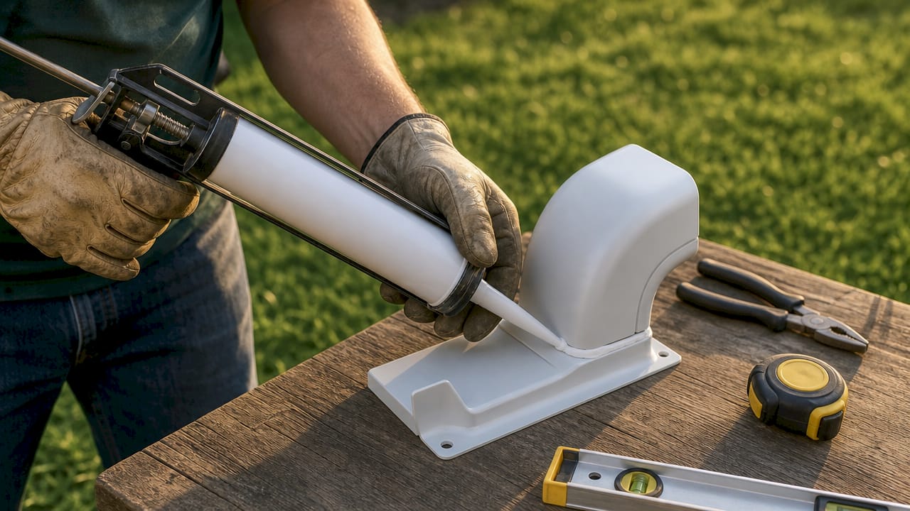 Tools and materials for downspout diverter setup
