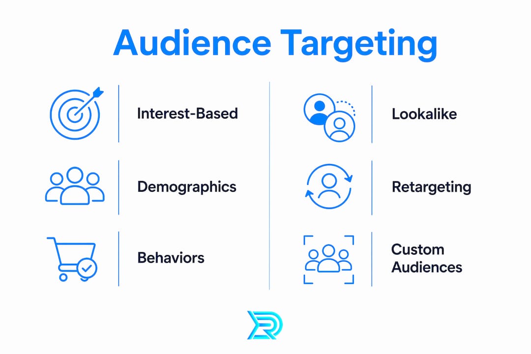 Infographic of Facebook remodel ads audience targeting