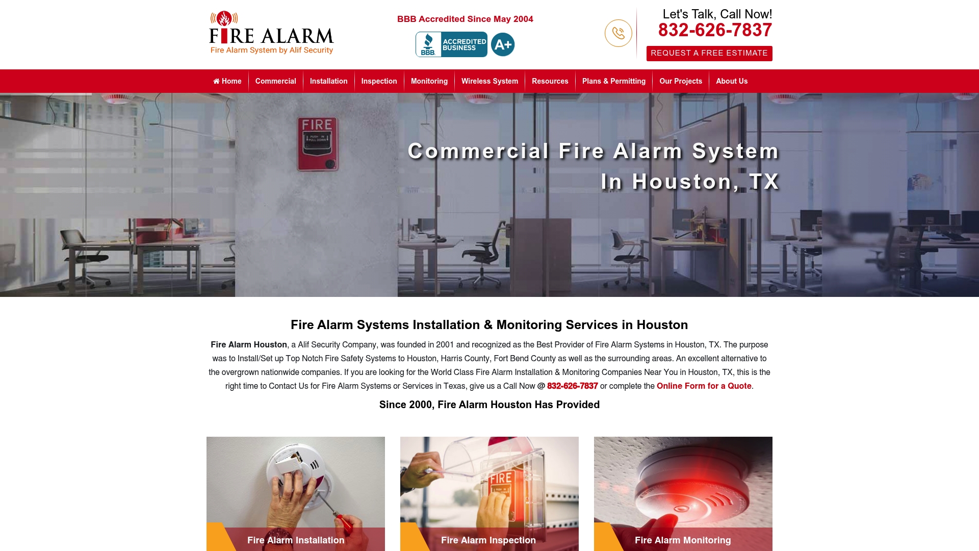 https://firealarmhouston.com