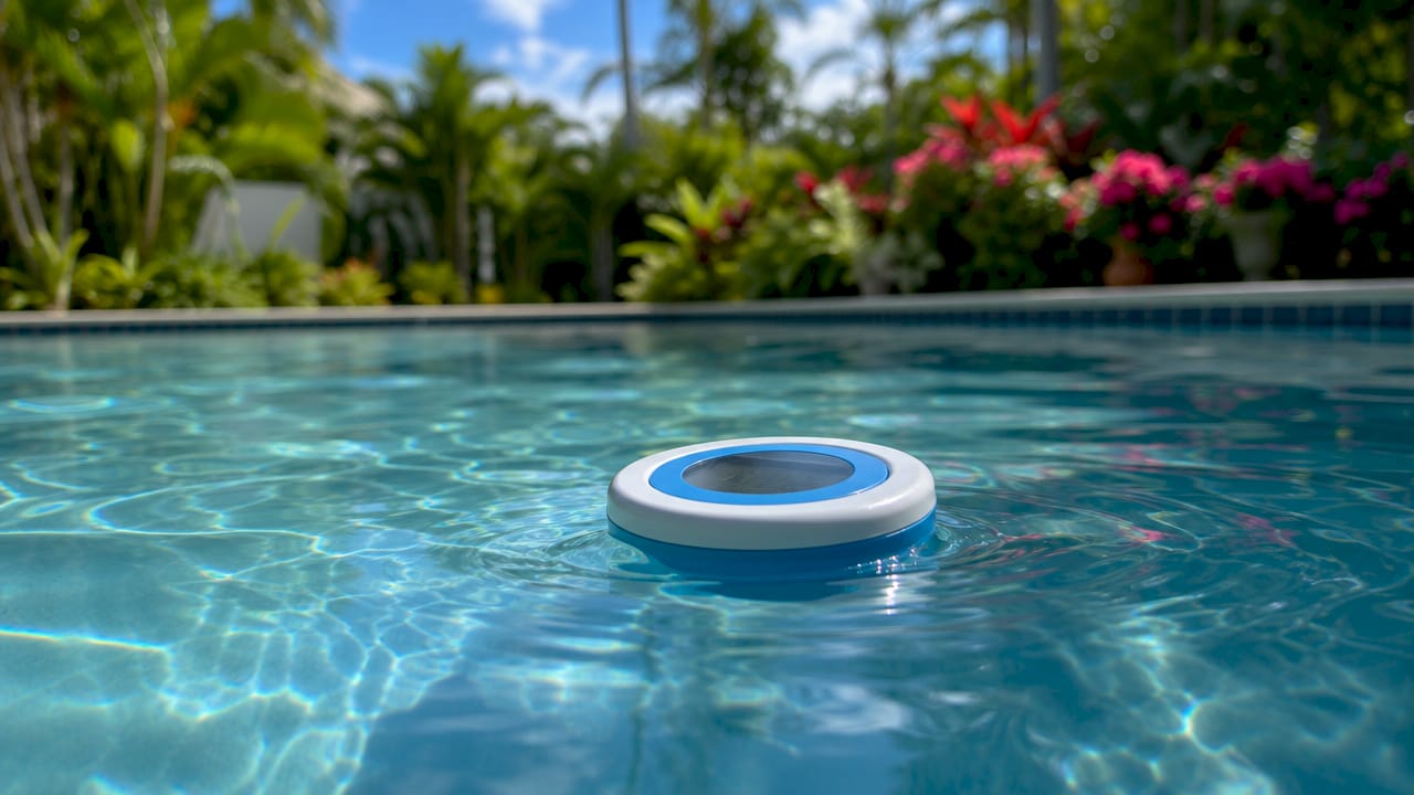 Florida Pool Weather Considerations: A Homeowner's Guide 3 Pool thermometer floating in Florida pool