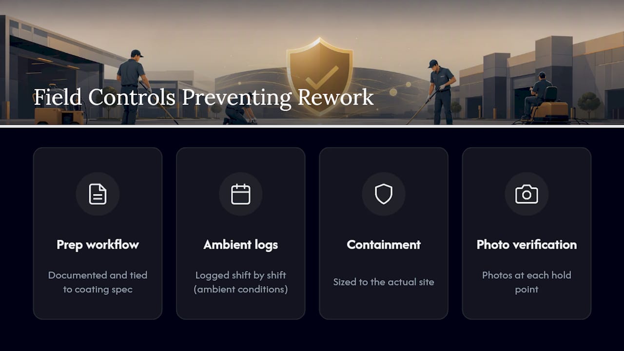 What Field Controls Actually Prevent Rework Costs? — overview diagram