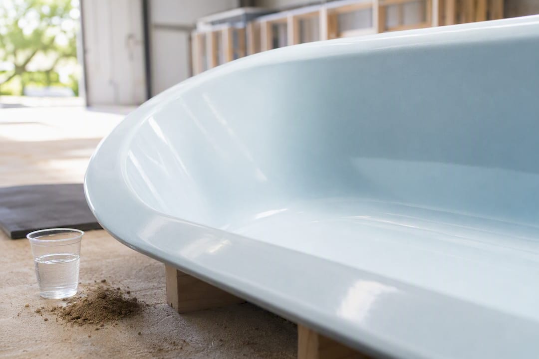 $49k–$101k Orlando Inground Pool Costs, Permits and Add Ons 1 Close-up of fiberglass pool gel coat