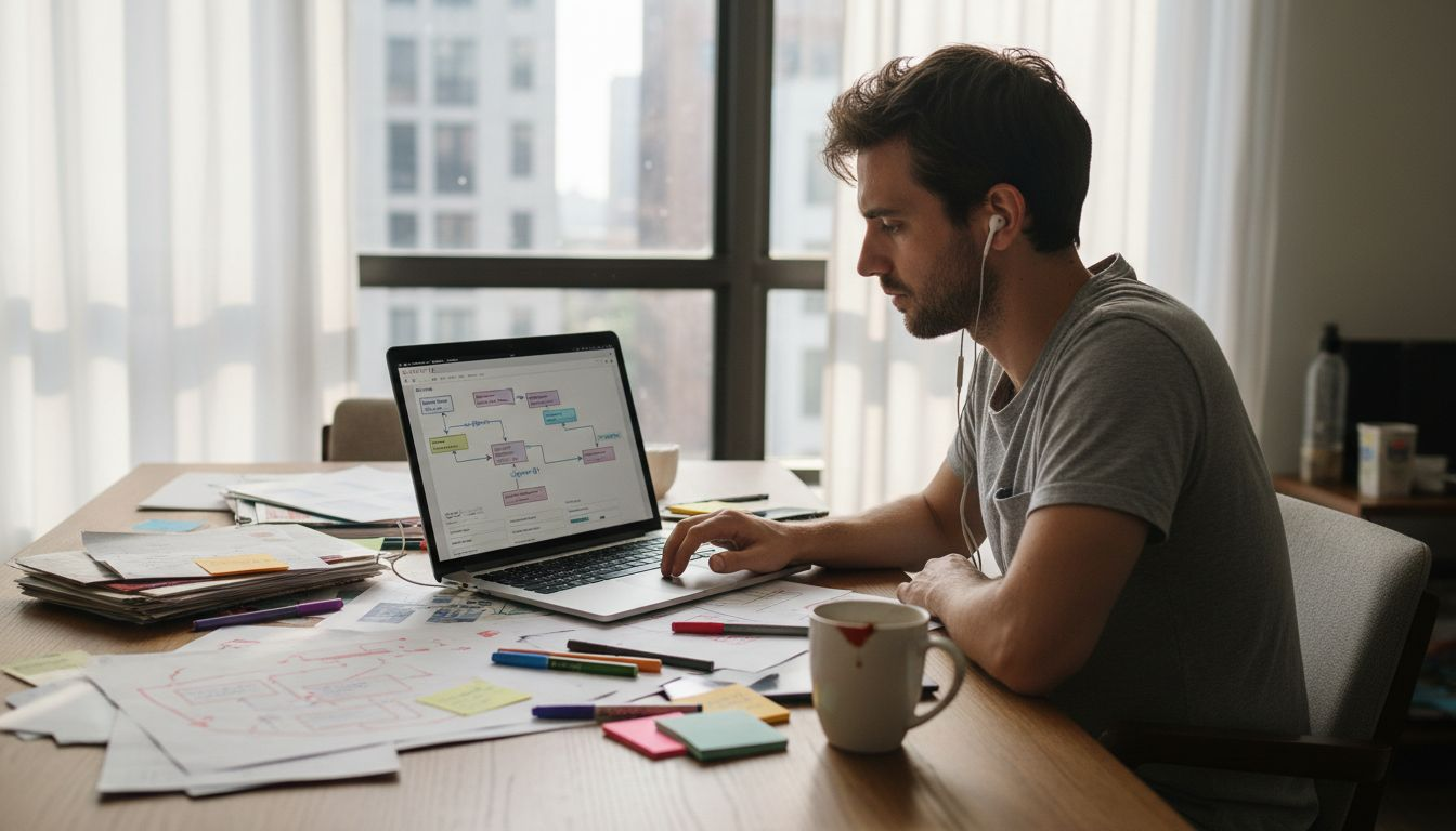 Marketer sets up email automation segments