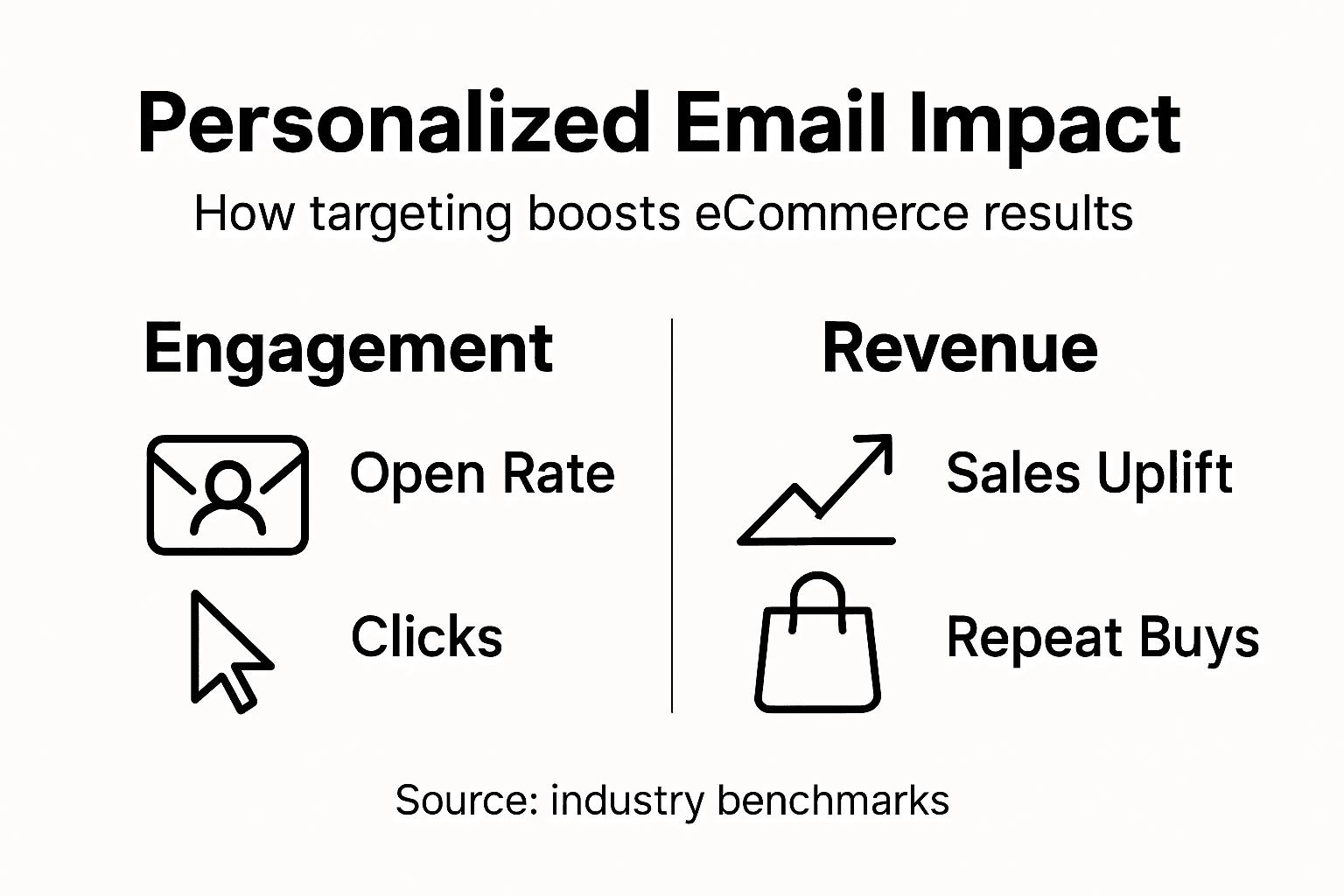 Infographic benefits of personalized email