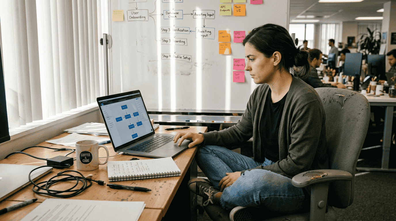 Marketer customizing email automation sequence