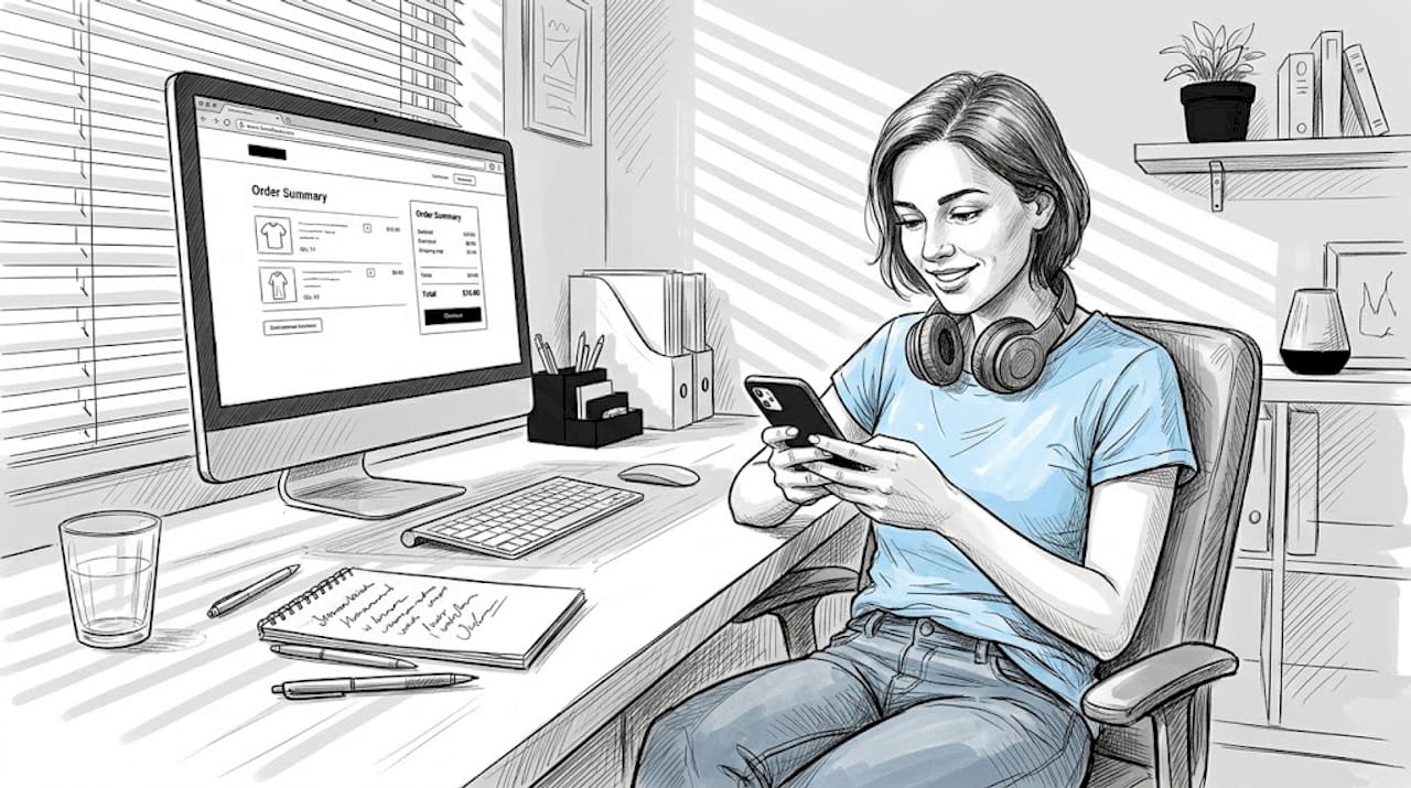 Developer testing purchase flow on devices
